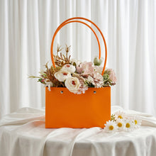 Stylish Foldable Flower Packaging Bag With Handle For Bouquet And Gifting (1 Pc)