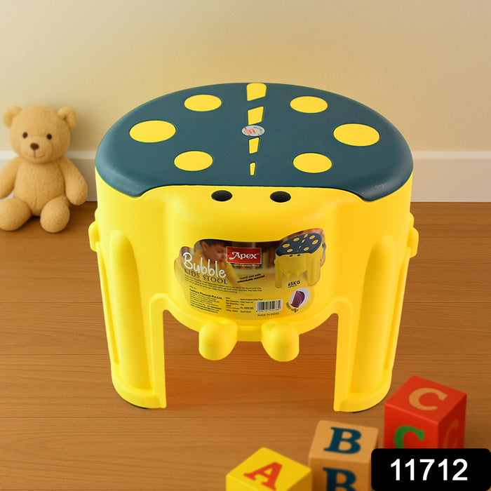 Apex Bubble Kids Stool  Durable Plastic Step Stool For Kids  (1 Pc)