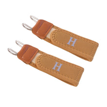 Adjustable Buckleless Elastic Waist Belt Hooks For Jeans And Trousers (2 Pc Set)