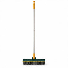 2 In 1 Floor Cleaning Brush With Water Scraper And Metal Handle For Bathroom Use