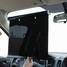 Retractable Car Windshield Sun Shade Curtain With Suction Cup Mounting (1 Set)