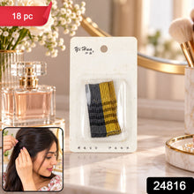 Metal Hair Pins With Flexible Grip And Rounded Tips (18 Pc)